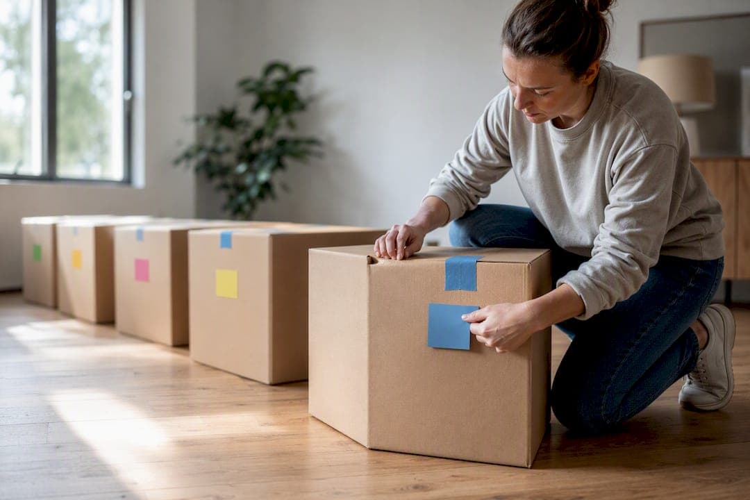 Étiquetage cartons déménagement : la méthode qui évite le chaos