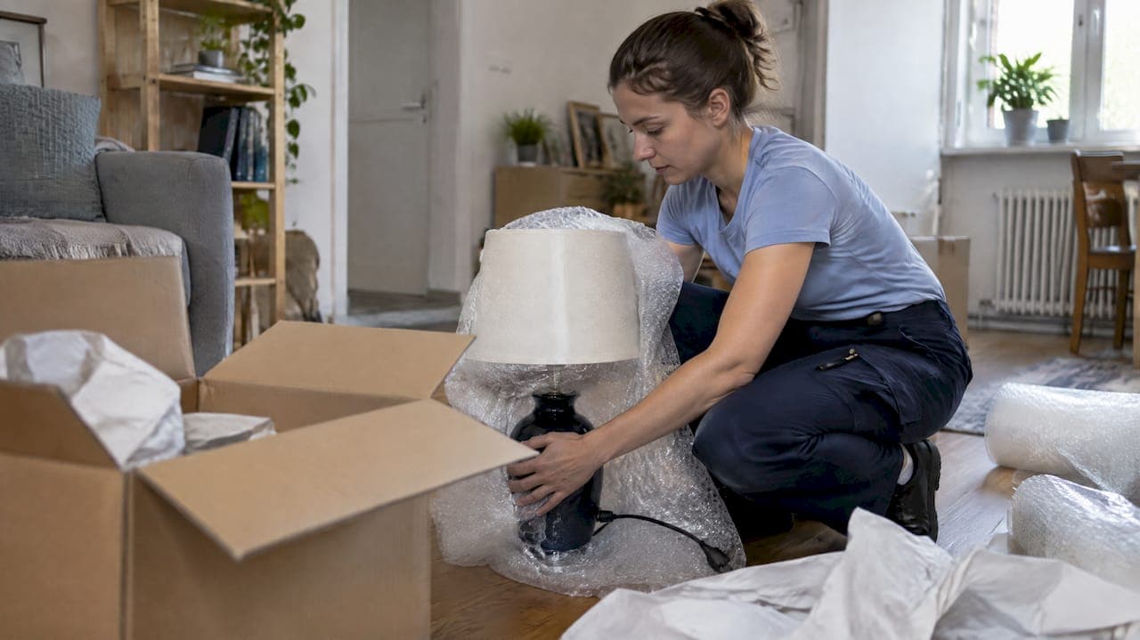 Comment emballer des lampes pour un déménagement sans les casser