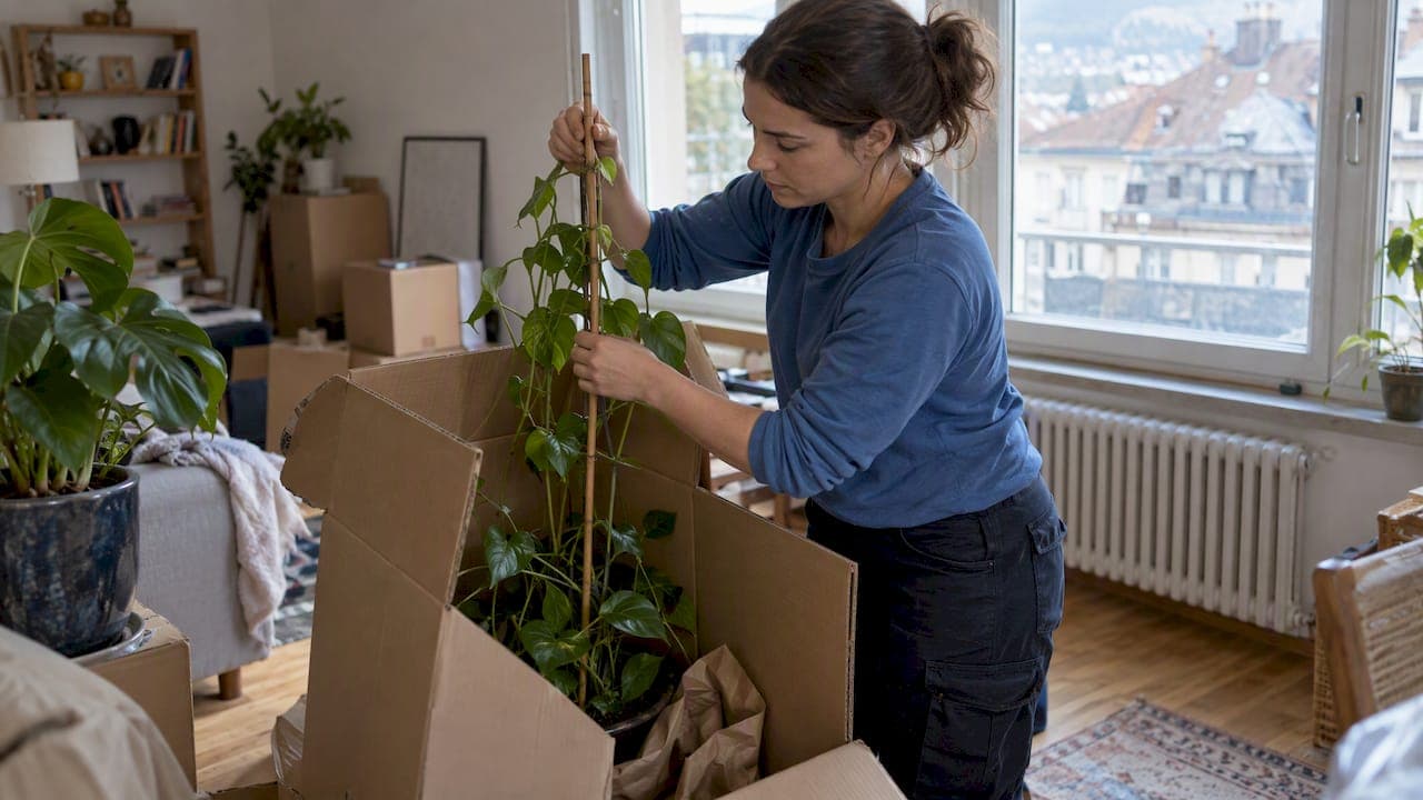 Emballage plantes déménagement : la méthode qui protège vos racines et vos feuilles