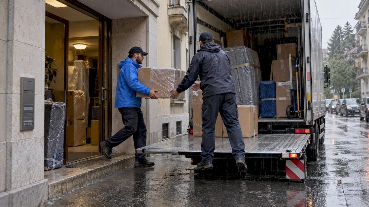 Déménagement sous la pluie : les gestes prioritaires pour protéger vos biens