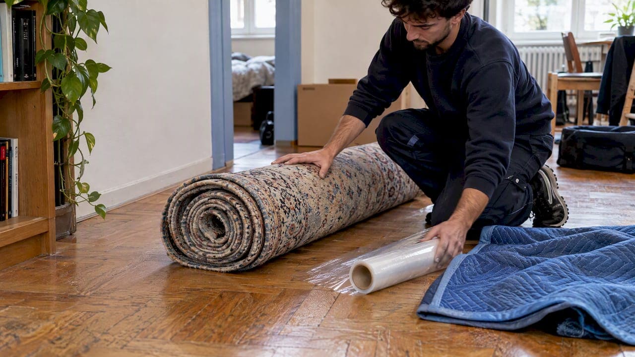 Emballage de tapis pour un déménagement : la méthode pas à pas